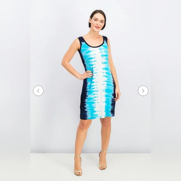 ❤️ CALVIN KLEIN TIE DYE TANK JERSEY DRESS, 8 - Picture 2 of 10